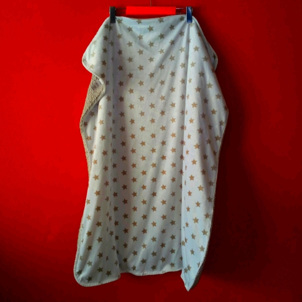 George Gray Star Warm Baby Blanket